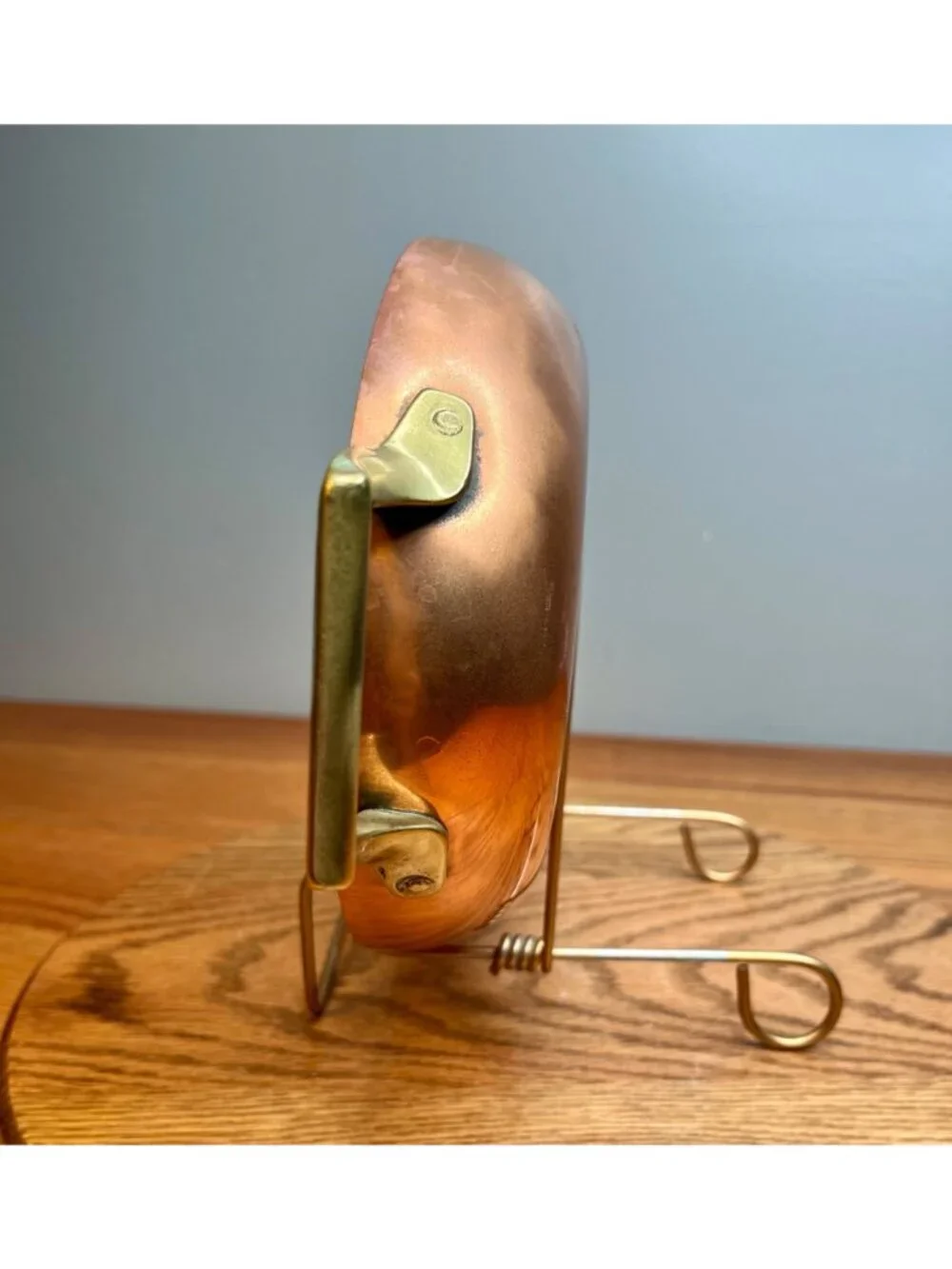 Vintage  Paul Revere Ware 12 inch  Copper Double Handle Oval Au Gratin Pan/ Fish